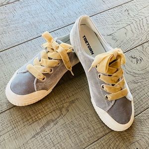 Tretorn Velvet Sneakers (Barely Worn)